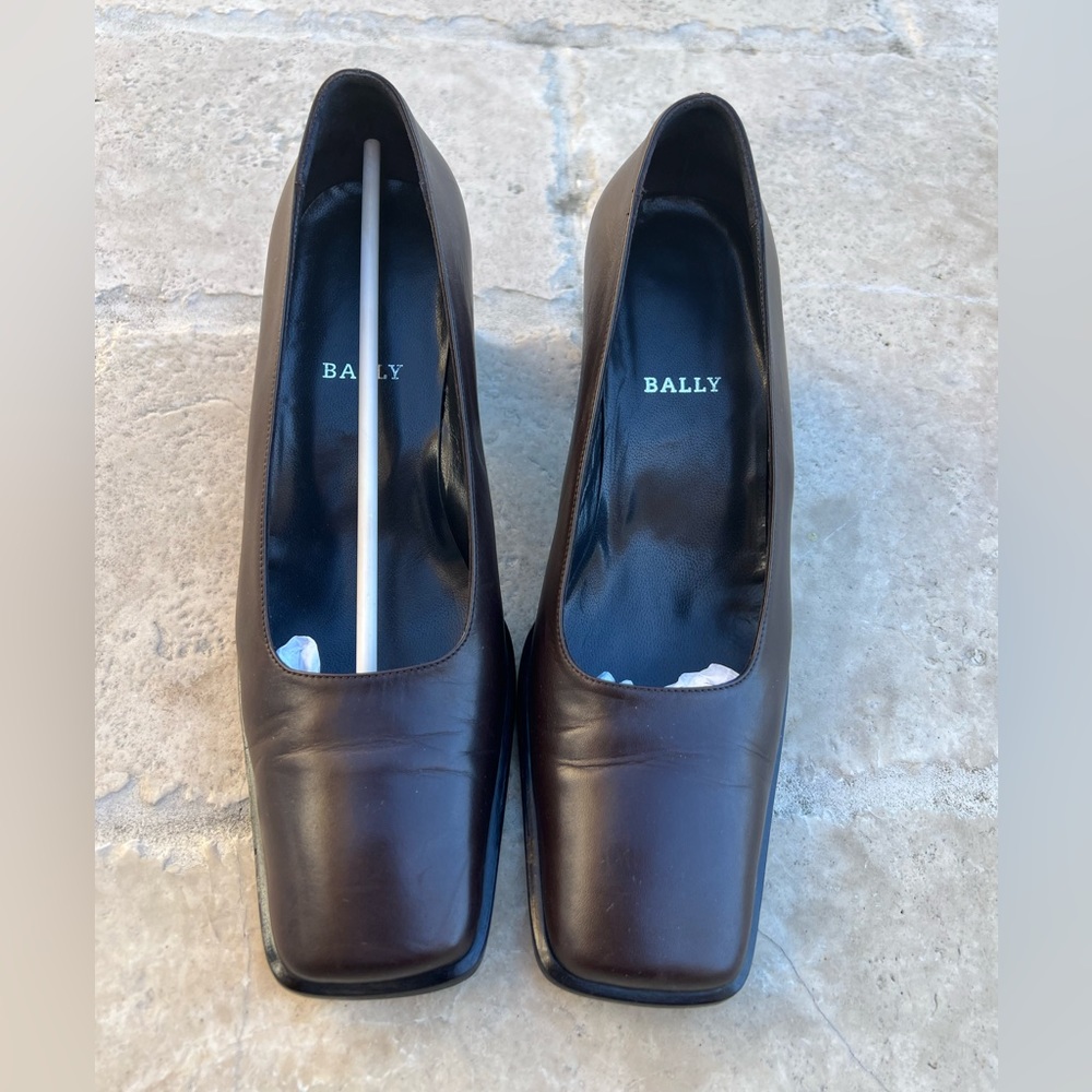 Bally Frovi Calf Leather Dark Brown size 8